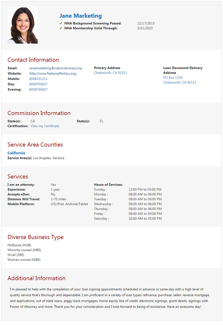 Complete NSA profile
